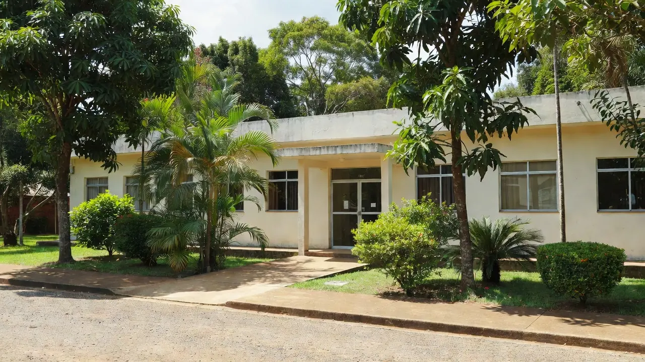 Fachada do hospital em Cacoal, Rondônia, local de alta hospitalar
