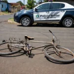 Bicicleta foi recolhida e entregue na Unidade Integrada de Segurança Pública (UNISP)