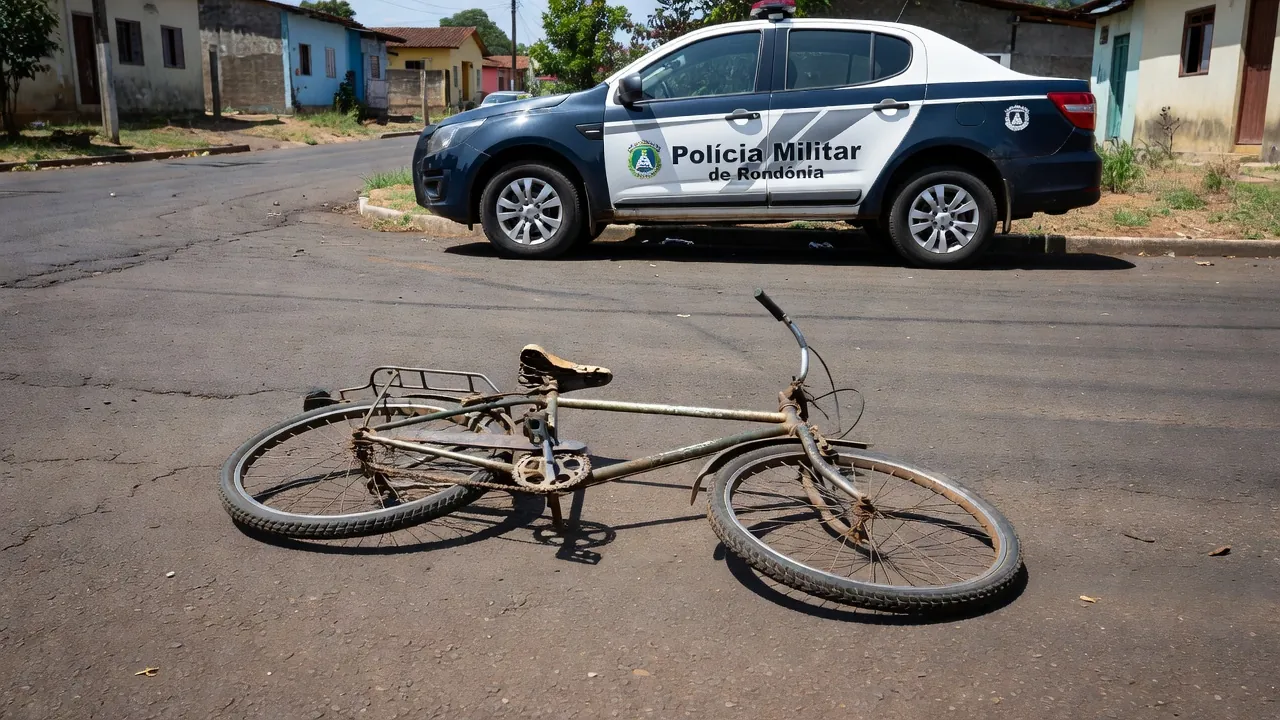 Bicicleta foi recolhida e entregue na Unidade Integrada de Segurança Pública (UNISP)