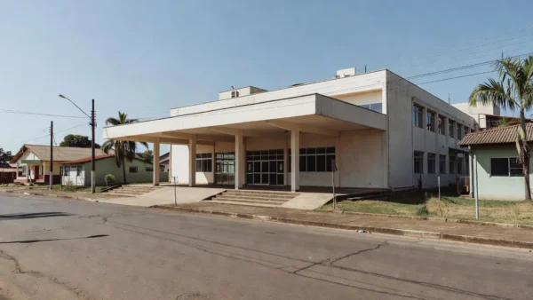 Fachada do Hospital Regional de Vilhena em Rondônia, Brasil