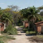 Rua residencial em Vilhena, Rondônia, representando o Cone Sul