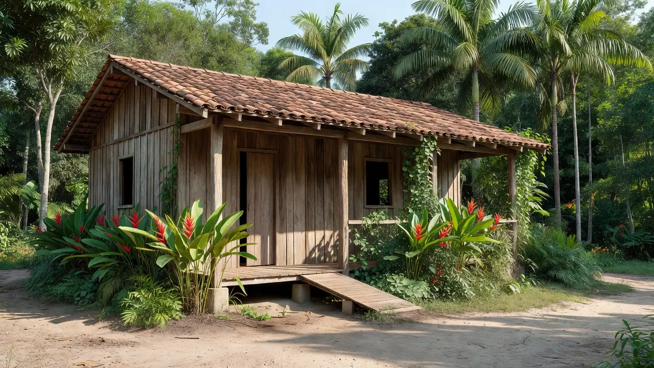 Centro de Diabetes em Ji-Paraná, Rondônia, com arquitetura regional sob luz natural.