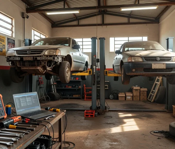 Oficina mecânica em Vilhena com equipamentos de tecnologia automotiva