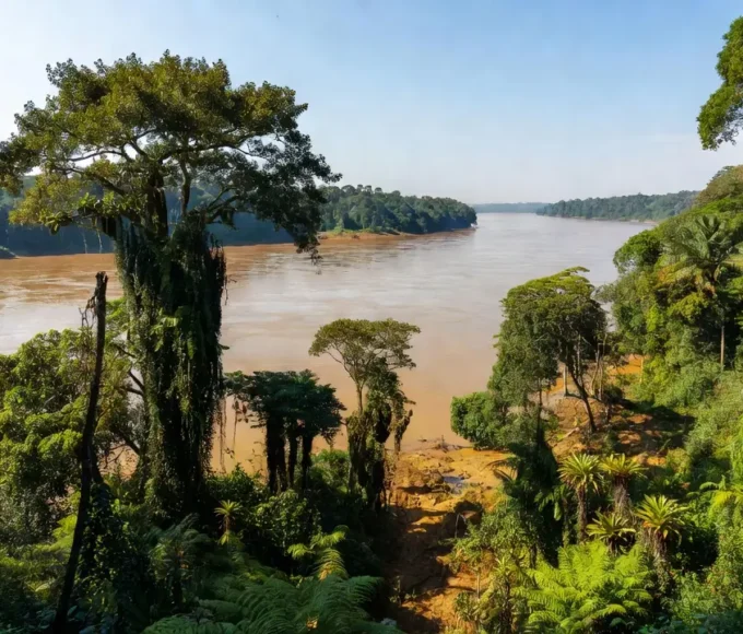 Paisagem do rio Madeira em Porto Velho representando turismo em Rondônia